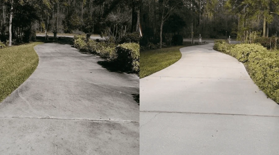 Driveway Pressure Washing 2